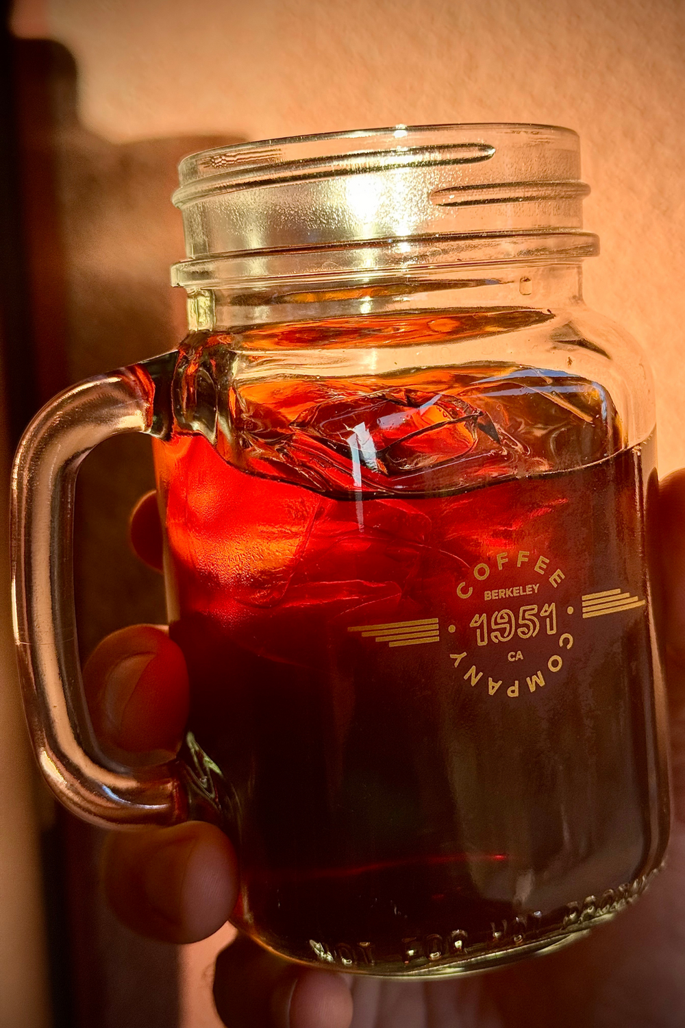 1951 Coffee Iced Glass Jar