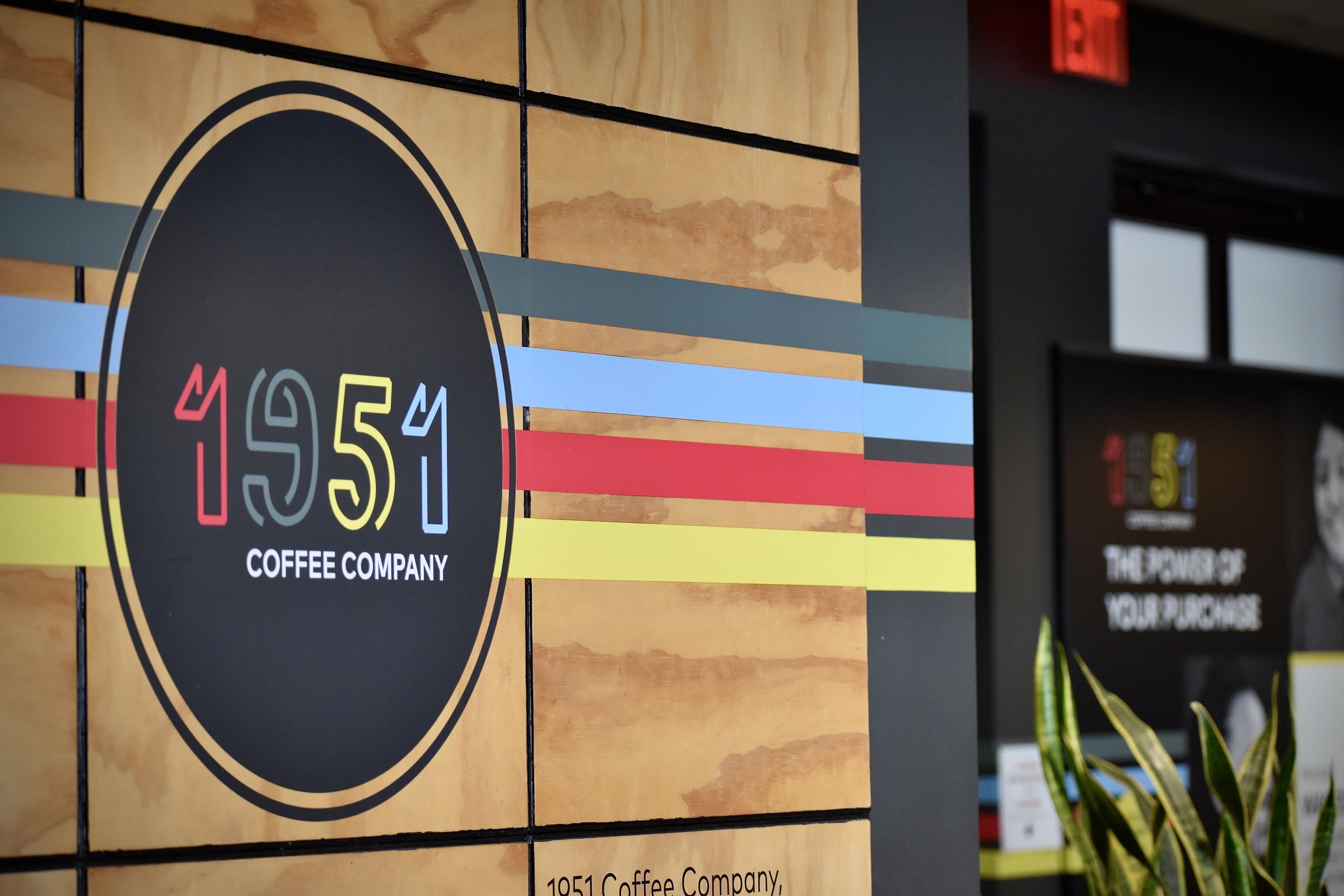 1951 Coffee Logo in Store